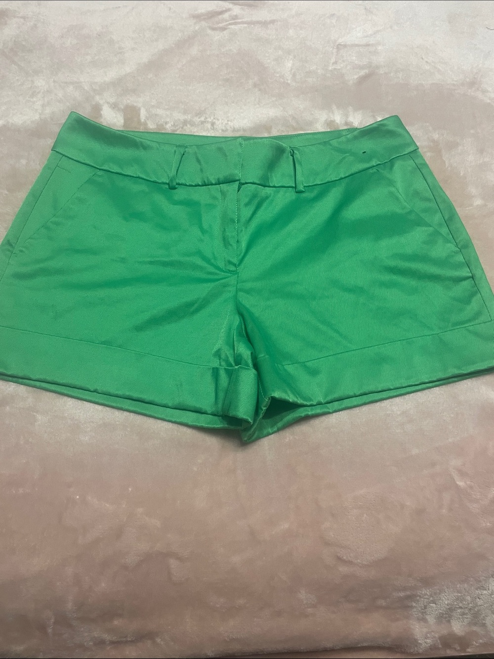 Women Green Shorts